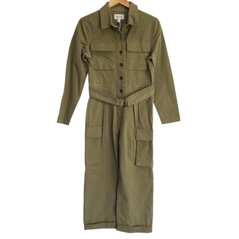 Frame Denim Safari Boiler Jumpsuit - Picture 2 of 14